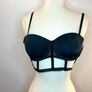 BLACK FUCHSIA by Secret Lace Women's Black Push Up Bra - Size 34A - NWT